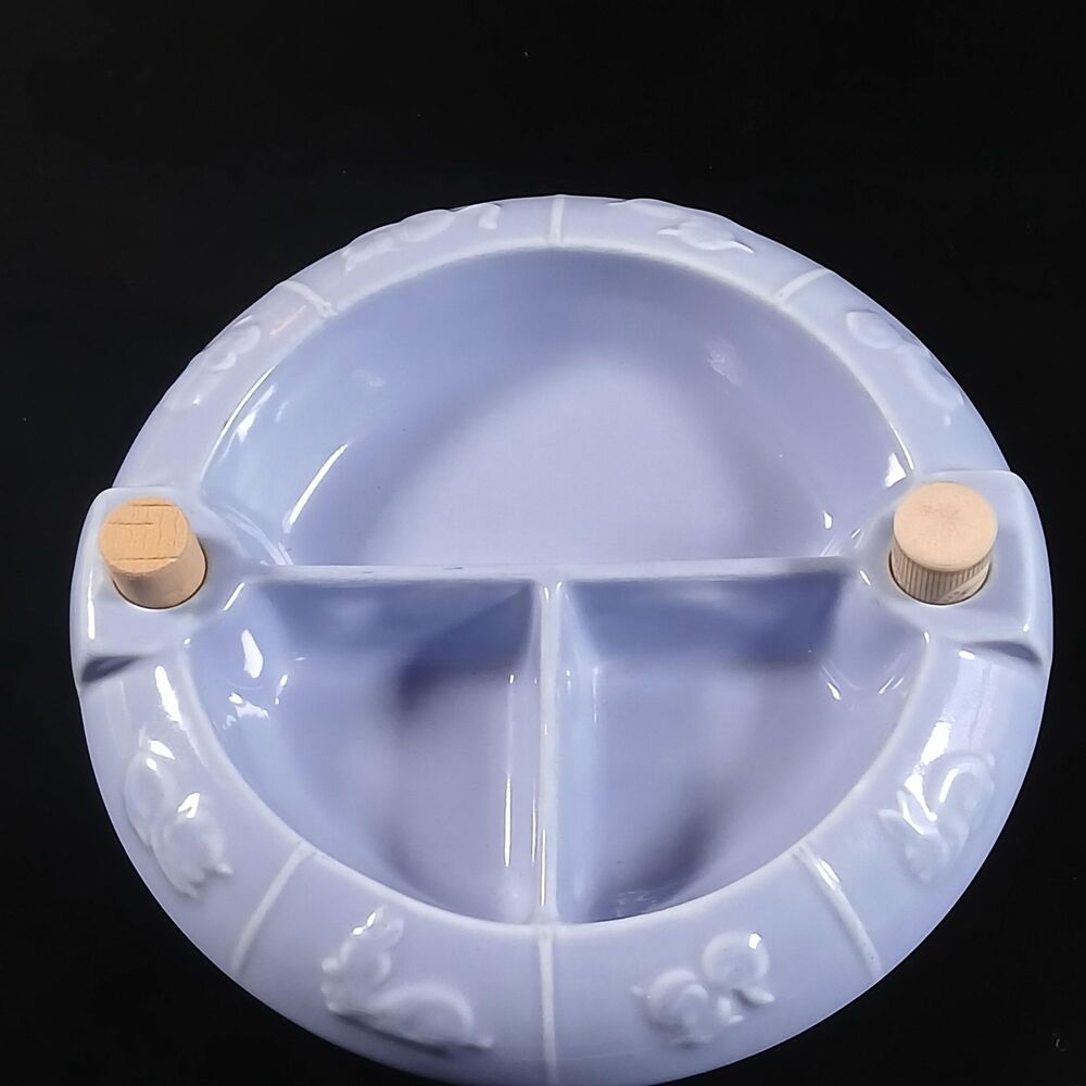 Vintage heated baby food warming dish Hankscraft  1940s